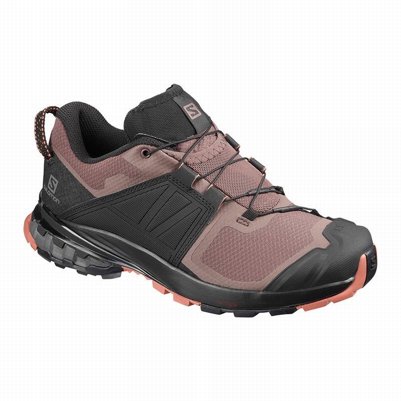 Salomon Singapore Womens Trail Running Shoes - XA WILD Black | 63871-XGAO